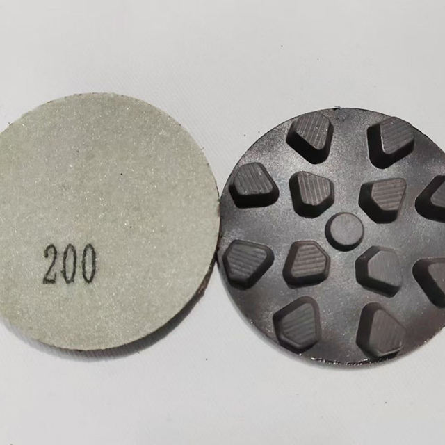 4" Concrete Floor Dry Polishing Pad 30#-3000# Sharp No Overheating No Glazing Wear-Resistant Long-Lasting