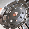 100/115/125/150/180mm Double Row Sintered Diamond Cup Wheel for Concrete Grinding Fast Removal Long Life OEM