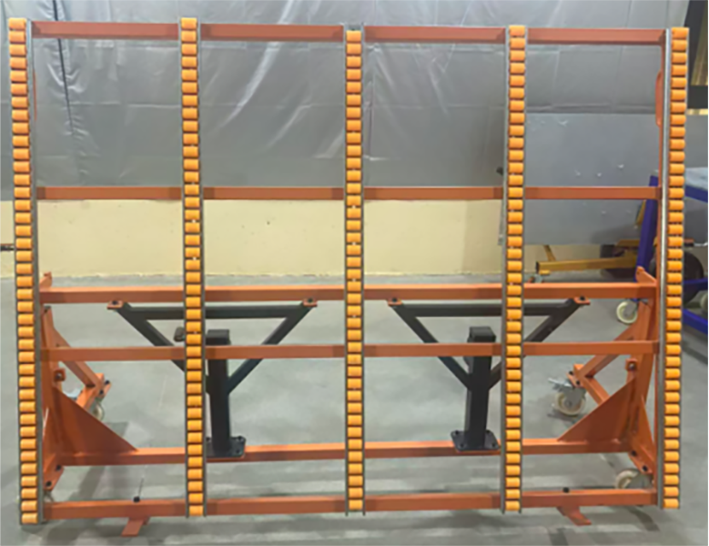 Heavy Duty 300kg for Dekton Porcelain Quartzite Marble Granite Slab Tilting Transport Cart Large Panel Handling Moving Equipment
