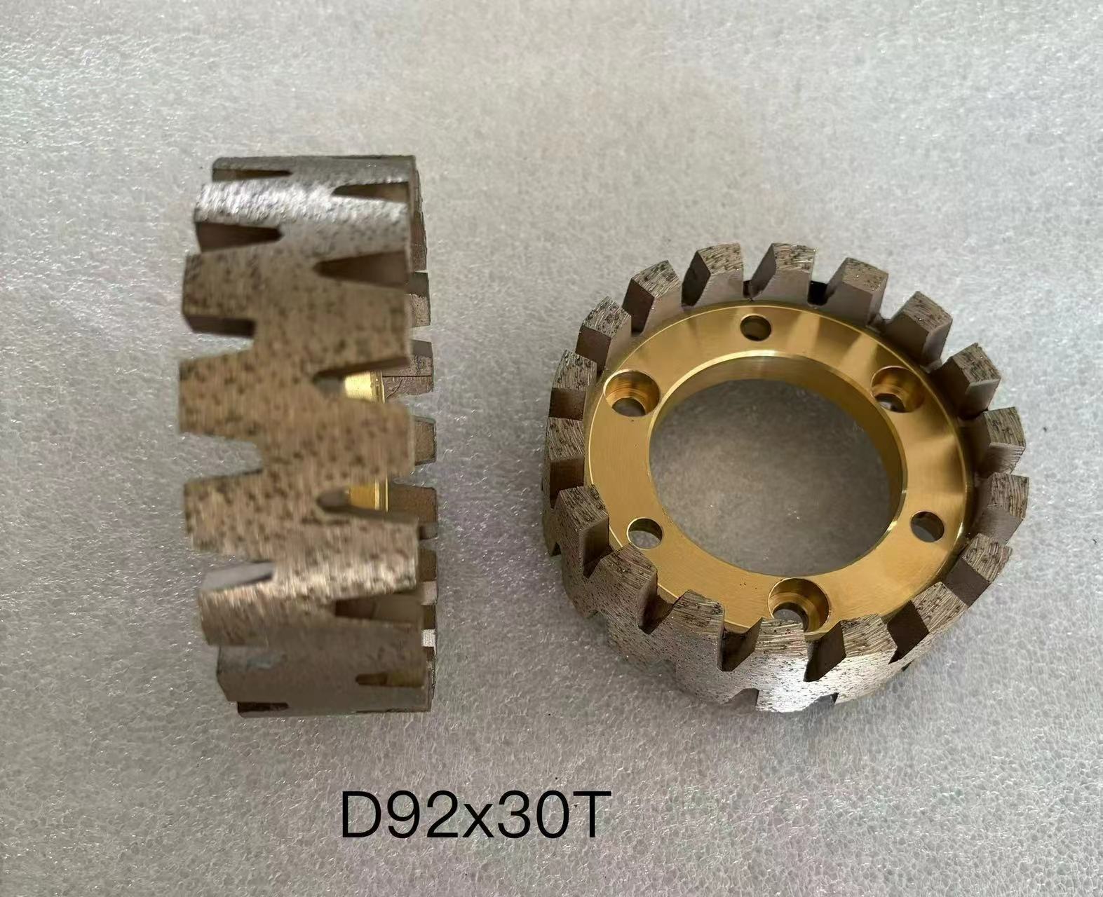 Diamond Continuous Tooth Milling CNC Sintered Wheel for Marble Granite Dekton Quartz Edge Profil Grind Shape Process