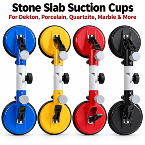 Heavy Duty Adjustable for Dekton Porcelain Quartzite Marble Granite Glass Stone Slab Suction Cup Lifter Handling Tool