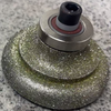 65-125mm Electroplated for Marble Granite Quartz Edge Grinding Shaping Hand Profile Wheel CNC Profiling Tools
