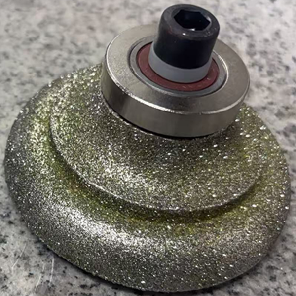 65-125mm Electroplated for Marble Granite Quartz Edge Grinding Shaping Hand Profile Wheel CNC Profiling Tools