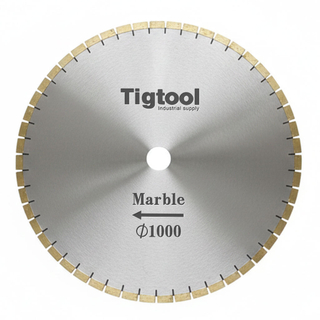 1000mm 40" Marble Blade - Long Segment Teeth 40mm Quarry Stone Block Cutting Large Diamond Saw Blade