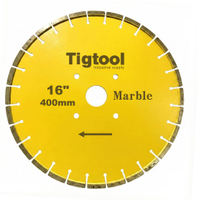Decorative Curve Line Edge Shape Contour Cutting 16"400mm for Marble Diamond Profiling Blade