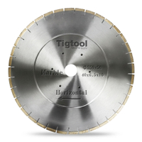 Customize for Horizontal Marble Edge Cutting Machine Tigtool OEM 22" 550mm Marble Horizontal Saw Blade