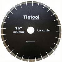 16" 400mm Granite Cutting Saw Blade For Hard Stone Tiles Slabs Sharp & Wear-Resistant Segmented Long-Life Durable Performance