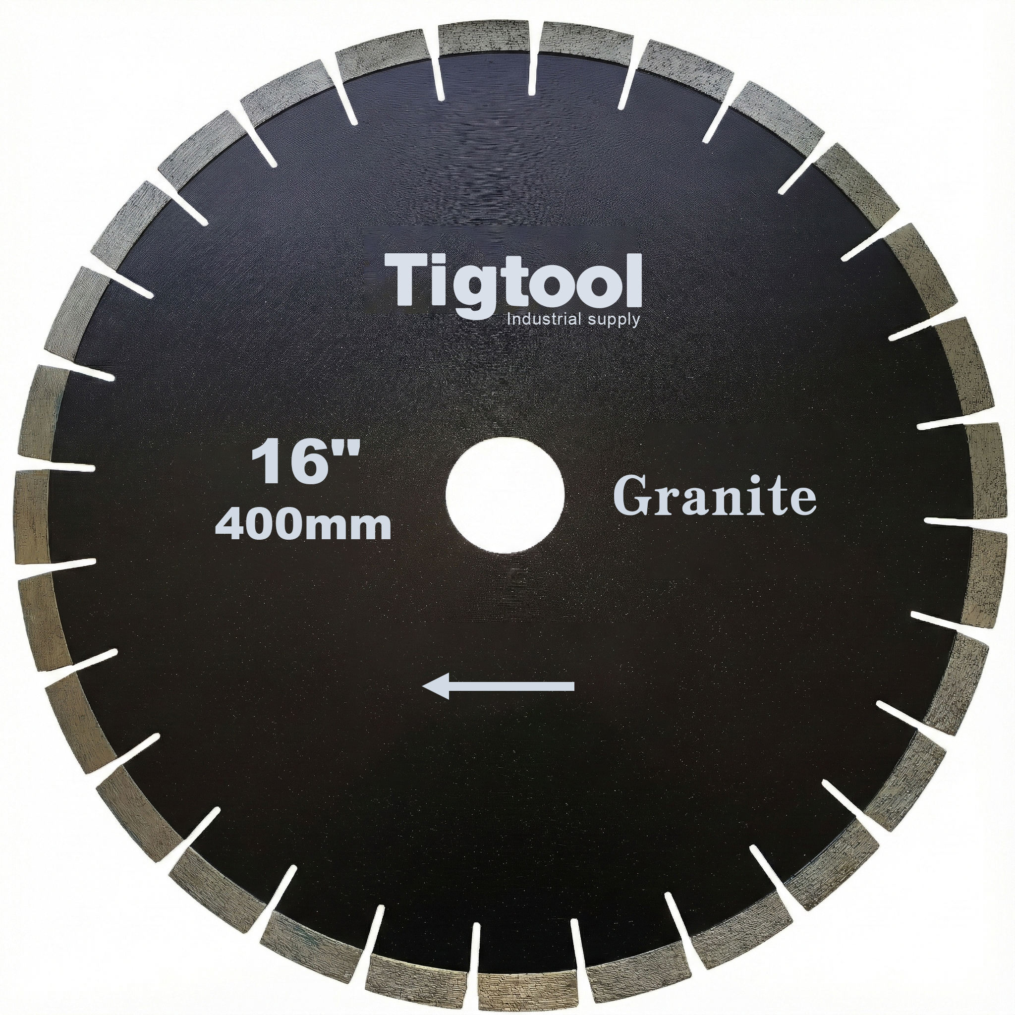 16" 400mm Granite Cutting Saw Blade For Hard Stone Tiles Slabs Sharp & Wear-Resistant Segmented Long-Life Durable Performance