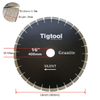 16" 400mm Granite Silent Cutting Saw Blade For Hard Stone Tiles Slabs Sharp & Wear-Resistant Segmented Long-Life
