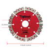 4.5" 115mm Diamond Saw Blade for Granite Stone Carving Grinding Long Life Wear-Resistant Angle Grinder Disc