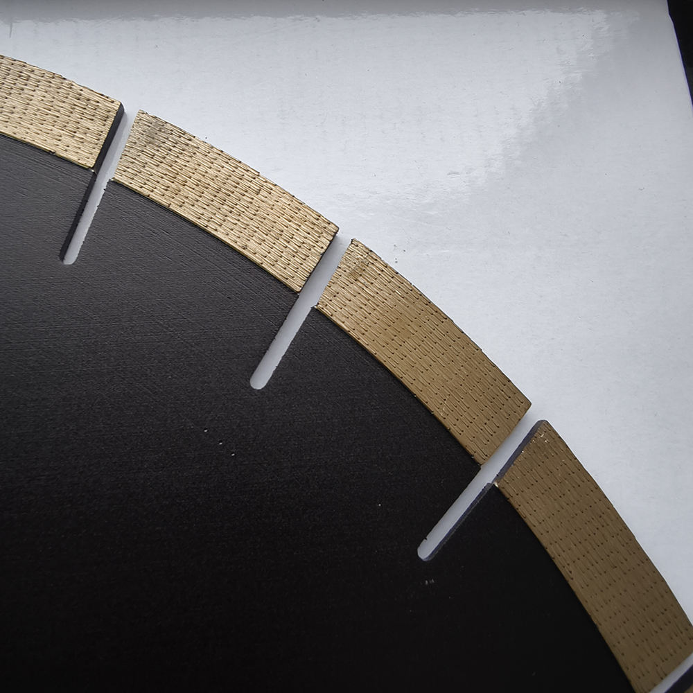 14" 350mm Granite Arix Silent Blade Height 15mm Wear-Resistant Arix Segments Wear Resistant High Sharpness Diamond Blade