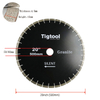 20" 500mm Silent Granite Cutting Saw Blade For Hard Stone Tiles Slabs Sharp & Wear-Resistant Segmented Long-Life