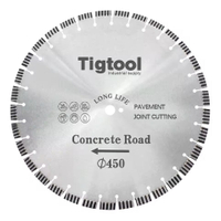 18"450mm Road Cutting Blade Cured Concrete Reinforced Laser Floor Saw Pavement Highway Long Life Expansion Contraction Joint