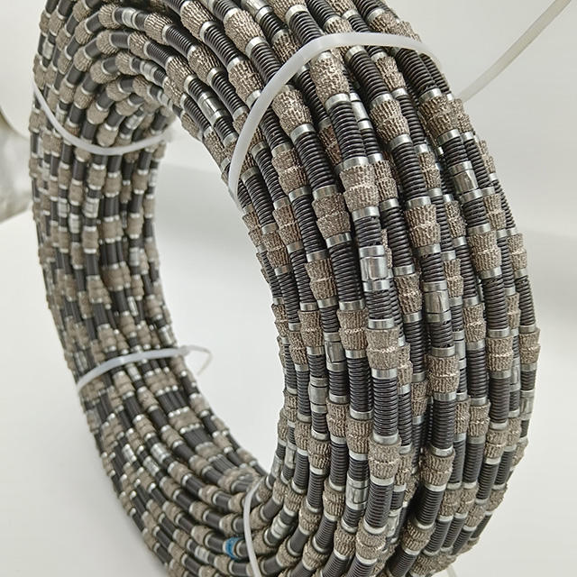 Brazed Spring Diamond Wire Saw for Concrete Masonry Wall Bridge Reinforced Heavy-Duty Demolition Structural Cutting 10.5mm