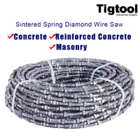 Sintered Spring Diamond Wire Saw for Concrete Masonry Wall Bridge Reinforced Long-Time Construction & Continuous Cutting 10.5mm
