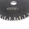 14" 350mm Diamond Segmented Profile Wheel for Granite Bullnose Round Edge for Stone Countertop Stair CNC Edge Forming Tool