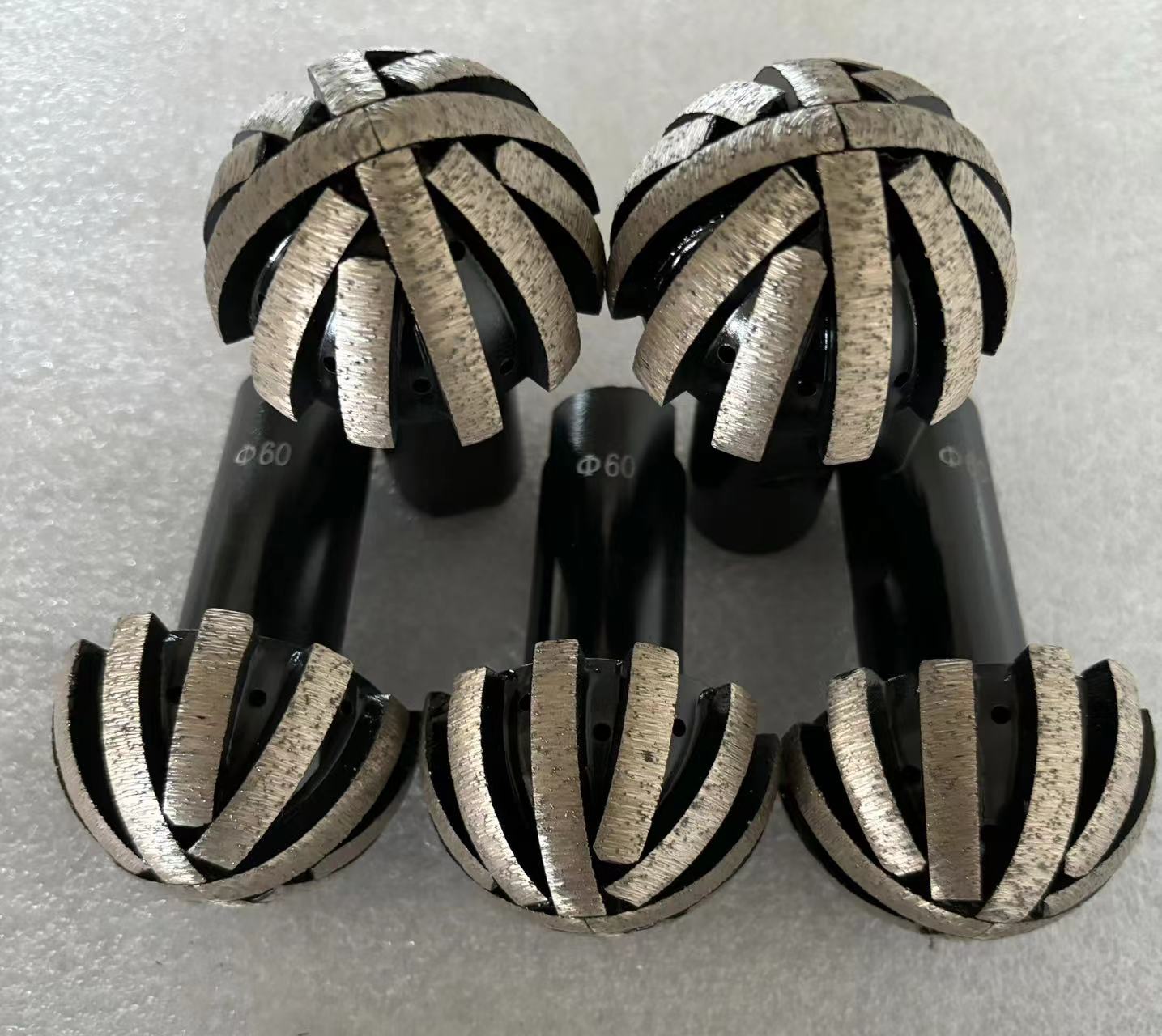 Diamond Ball Nose Router Bit for Marble Granite Dekton Quartz Carving Curve Surface Profiling Shaping Milling CNC