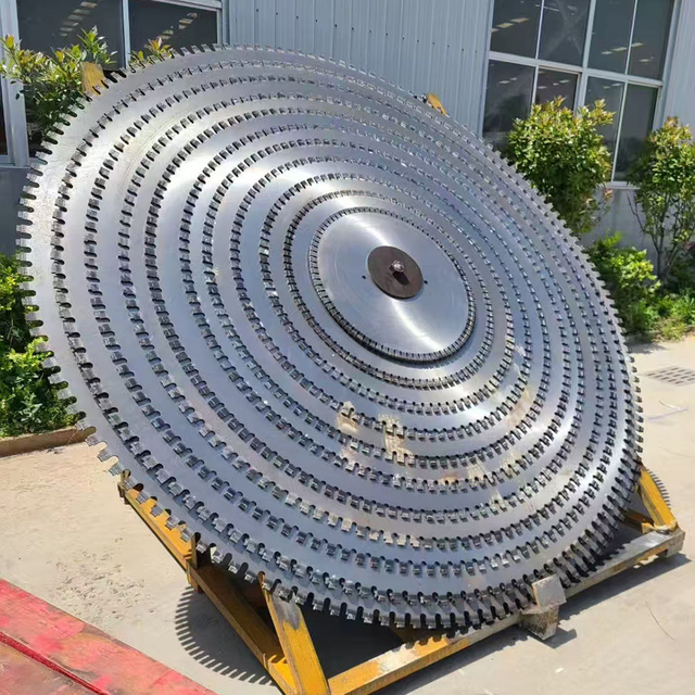 850mm 34" Marble Blade - Long Segment Teeth 40mm Quarry Stone Block Cutting Large Diamond Saw Blade