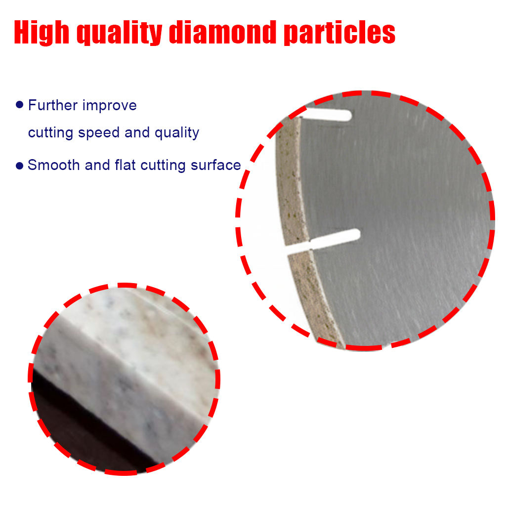 Durable Long-Life High Sharpness Segmented 16" 400mm Silent for Marble Tiles Slabs Diamond Cutting Saw Blade