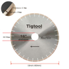 Durable Long-Life High Sharpness Segmented 16" 400mm for Marble Tiles Slabs Diamond Cutting Saw Blade