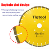 Decorative Curve Line Edge Shape Contour Cutting 18"450mm for Marble Diamond Profiling Blade