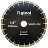 14" 350mm Silent Diamond Saw Blade for Andesite Stone Cutting Fast Cutting Stable Performance Low Chipping Wear Resistance