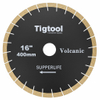 Extra Wear Resistance Heavy Duty Cutting Long Life Stable Performance 16" 400mm for Volcanic Diamond Saw Blade