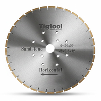 18" 450mm Sandstone Horizontal Blade Block Cutting Tigtool OEM Customize for Horizontal Sandstone Edge Cutting Machine