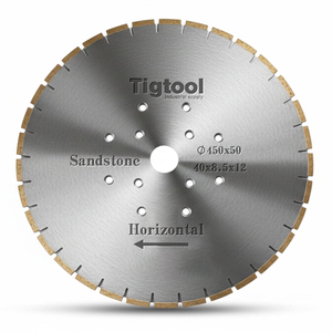 18" 450mm Sandstone Horizontal Blade Block Cutting Tigtool OEM Customize for Horizontal Sandstone Edge Cutting Machine