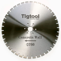 28"700mm Concrete Cut Wall Saw Blade for Reinforced Demolition Tunnel Concrete Pipe Laser Welded Large Diameter Machine Blade