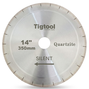 14"350mm Quartzite Silent Cutting Blade for Natural Taj Mahal and Sea Pearl Double-Sided Single-Step Core Specialized Sharp A+