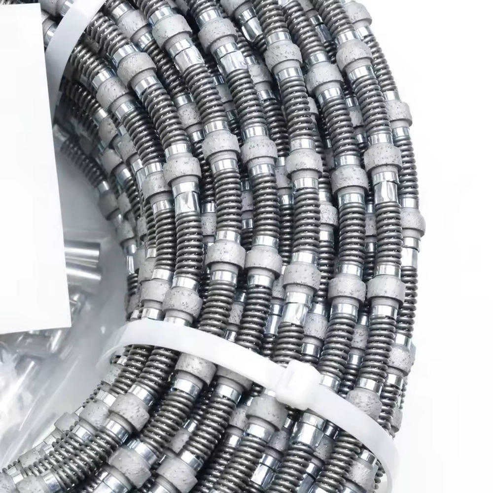 Sintered Spring Diamond Wire Saw for Concrete Masonry Wall Bridge Reinforced Long-Time Construction & Continuous Cutting 10.5mm