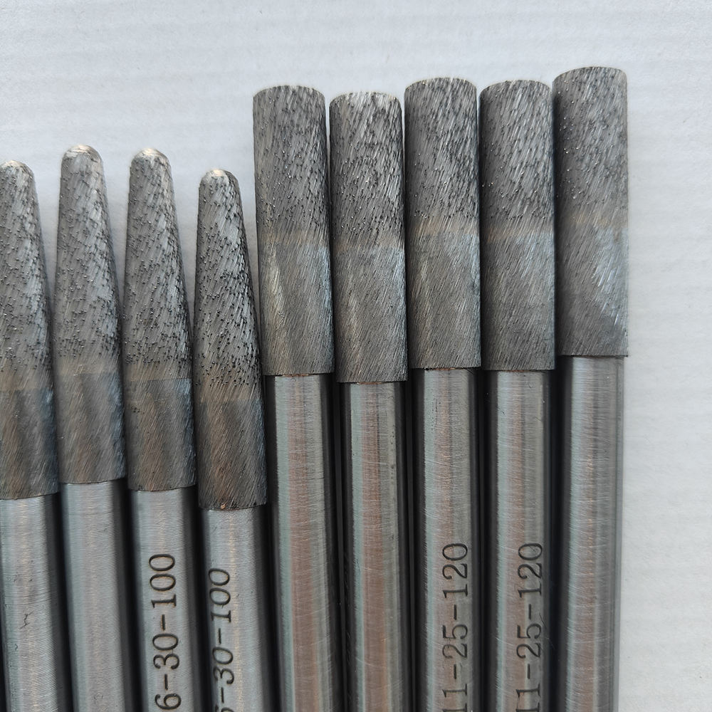 Sintered Diamond Finger Bit for CNC Stone Router 1/2 Gas Granite Long Life Wear Resistance Engraving Mill Tool