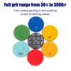 4" Concrete Floor Dry Polishing Pad 30#-3000# Sharp No Overheating No Glazing Wear-Resistant Long-Lasting