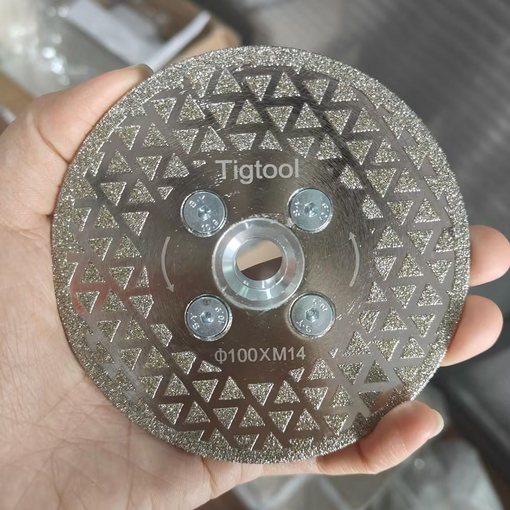Diamond Blade for Marble Porcelain Ceramic Granite with M14 Roughing Electrodeposited Wet / Dry Cutting Polishing Grinding Disc