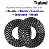Rubber Sintered Diamond Wire Saw for Granite Marble Limestone Sandstone Basalt Stone Quarry Block Cut 11mm 11.5mm 12mm 12.5mm