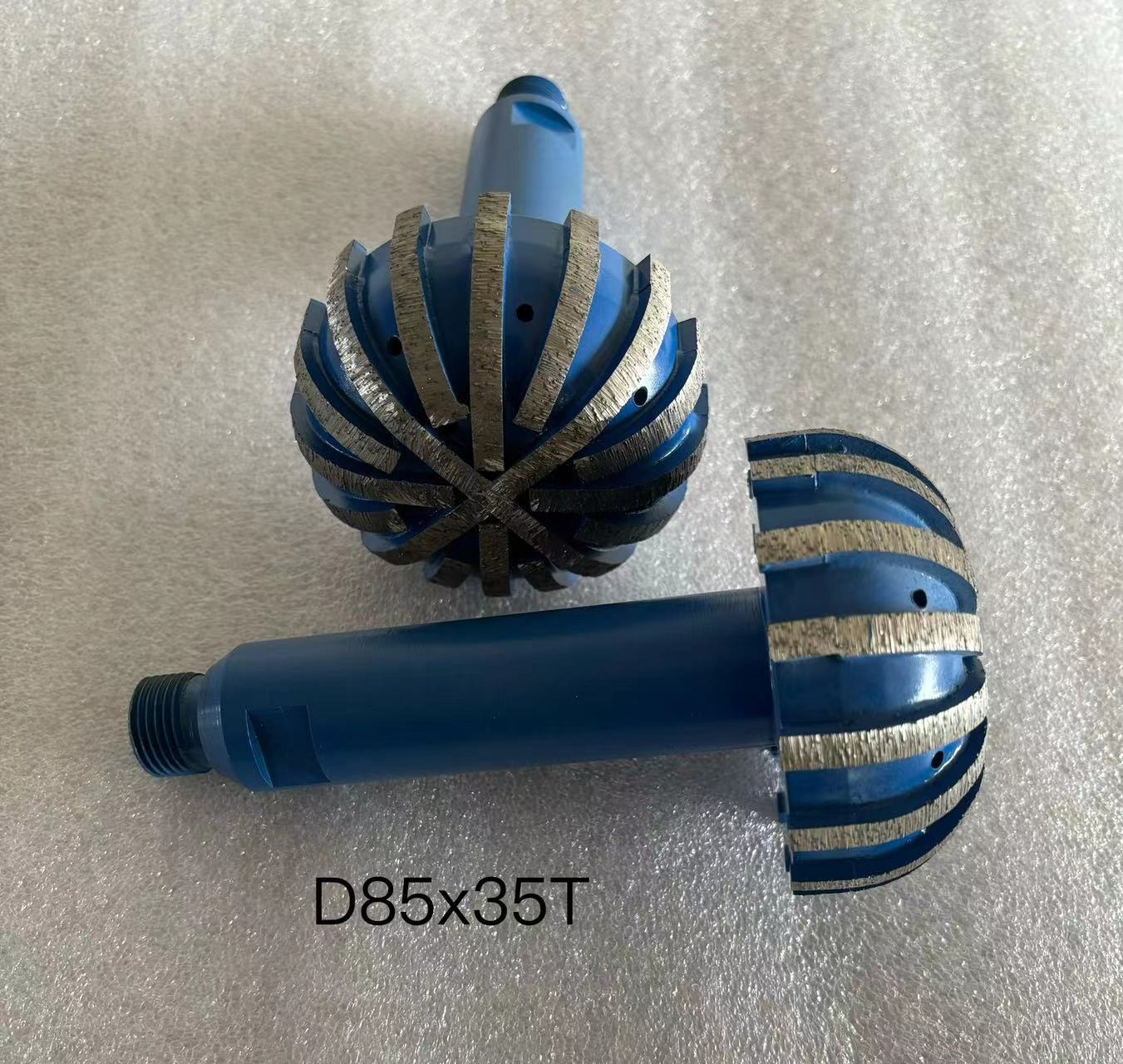 Diamond Ball Nose Router Bit for Marble Granite Dekton Quartz Carving Curve Surface Profiling Shaping Milling CNC