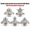 65-125mm Vacuum Brazed for Marble Granite Quartz Edge Grinding Shaping Hand Profile Wheel CNC Profiling Tool