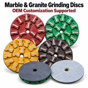 6/8/9/10inch Resin for Marble Granite Diamond Polishing Wheel Manual Swing Arm Machine Automatic Polishing Machine