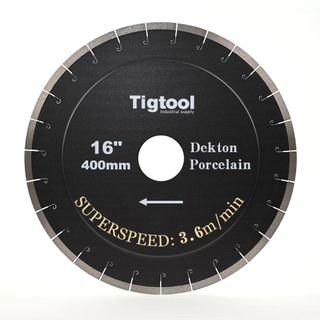 16"/400mm Dekton/Porcelain/Sintered Stone Single-Step Blade