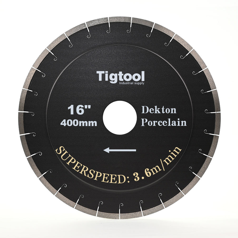 16"/400mm Dekton/Porcelain/Sintered Stone Single-Step Blade