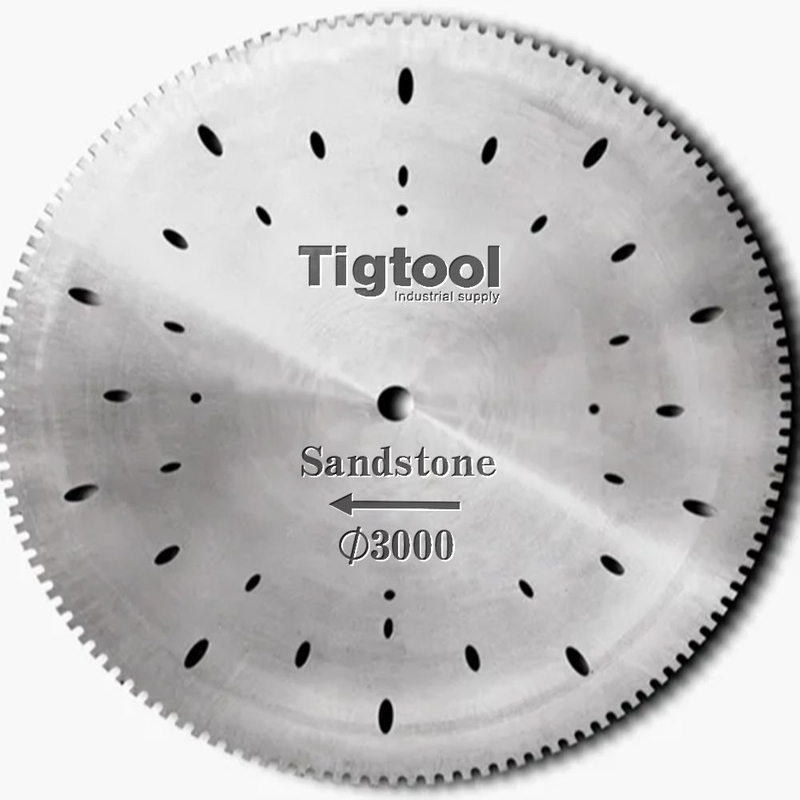 3000mm Diamond Saw Blade for Sandstone Limestone Natural Ground Quarry Mining Excavator With Rock Saw Attachment Long Lifespan