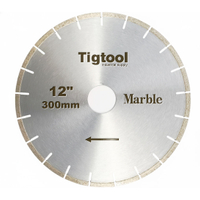 Durable Long-Life High Sharpness Segmented 12" 300mm for Marble Tiles Slabs Diamond Cutting Saw Blade