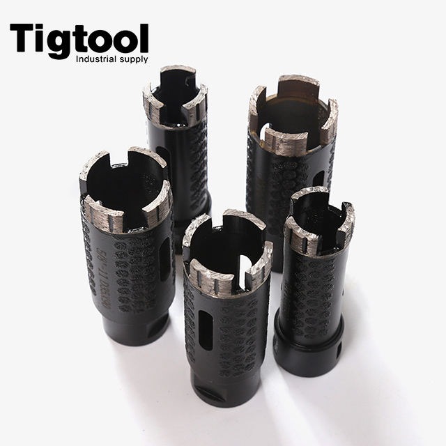 Dry Diamond Drill Bits for Porcelain,Sintered Stone,Tile,Marble,Granite,Quartz Tigtool Chip-Free Ultra Sharp Smooth Long Life