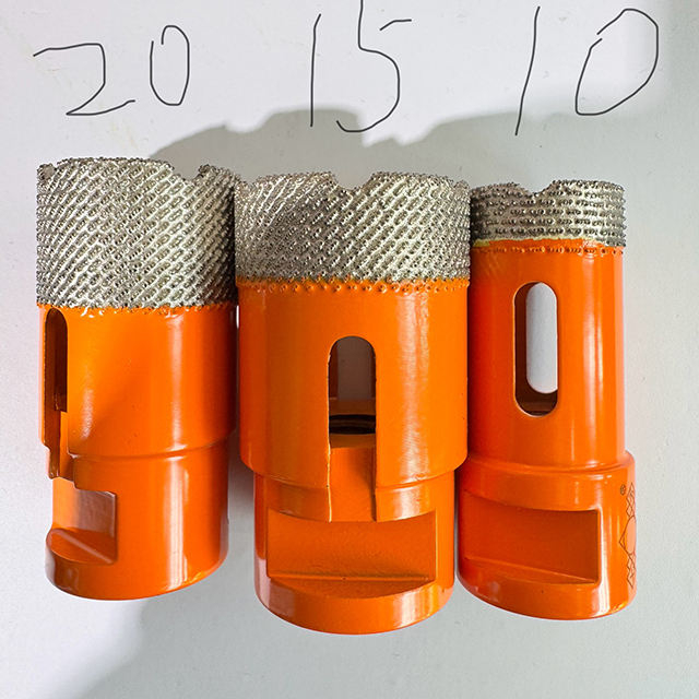 Arix Diamond Drill Bit for Porcelain,Tile,Dekton,Marble,Granite M14 5/8-11 25/35 mm Hole Vacuum Brazed Long-Life Angle Grinder