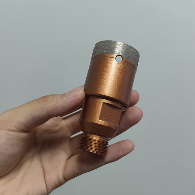 Diamond Hole Saw Porcelain Tile Drill Bit Vacuum Brazed Diamond Core Drill Bit for Sintered Stone Porcelain Dekton