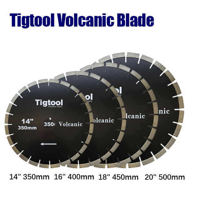 Long Life Stable Performance Wear Resistance Heavy Duty 14" 350mm for Volcanic Extra Cutting Diamond Saw Blade