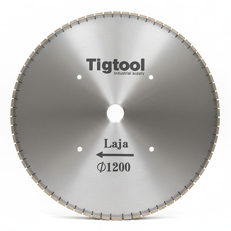 48"1200mm Diamond Cutting Saw Blade for Laja Stone High-Frequency Welded Wear-resistant Long Service Life