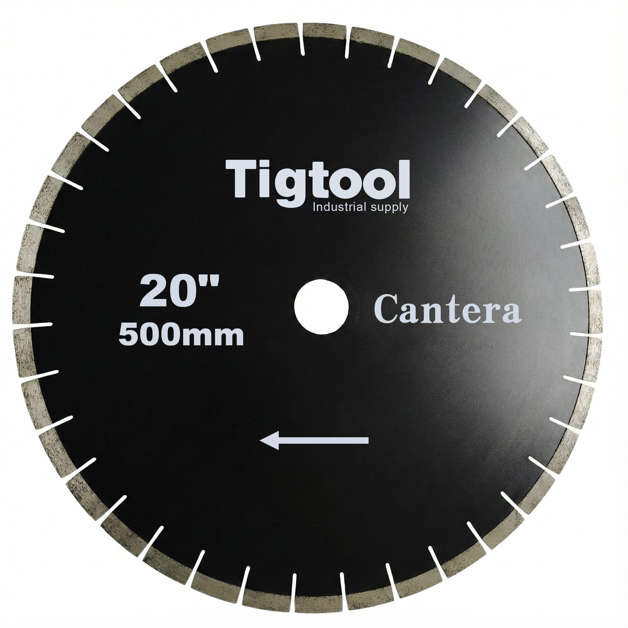 Stable Performance Low Chipping Wear Resistance 20" 500mm for Cantera Stone Cutting Fast Cutting Diamond Saw Blade