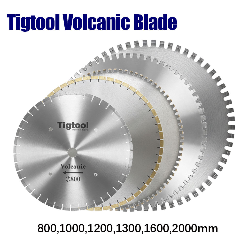 High-Frequency Welded Wear-resistant Long Service Life 32"800mm for Volcanic Stone Diamond Cutting Saw Blade